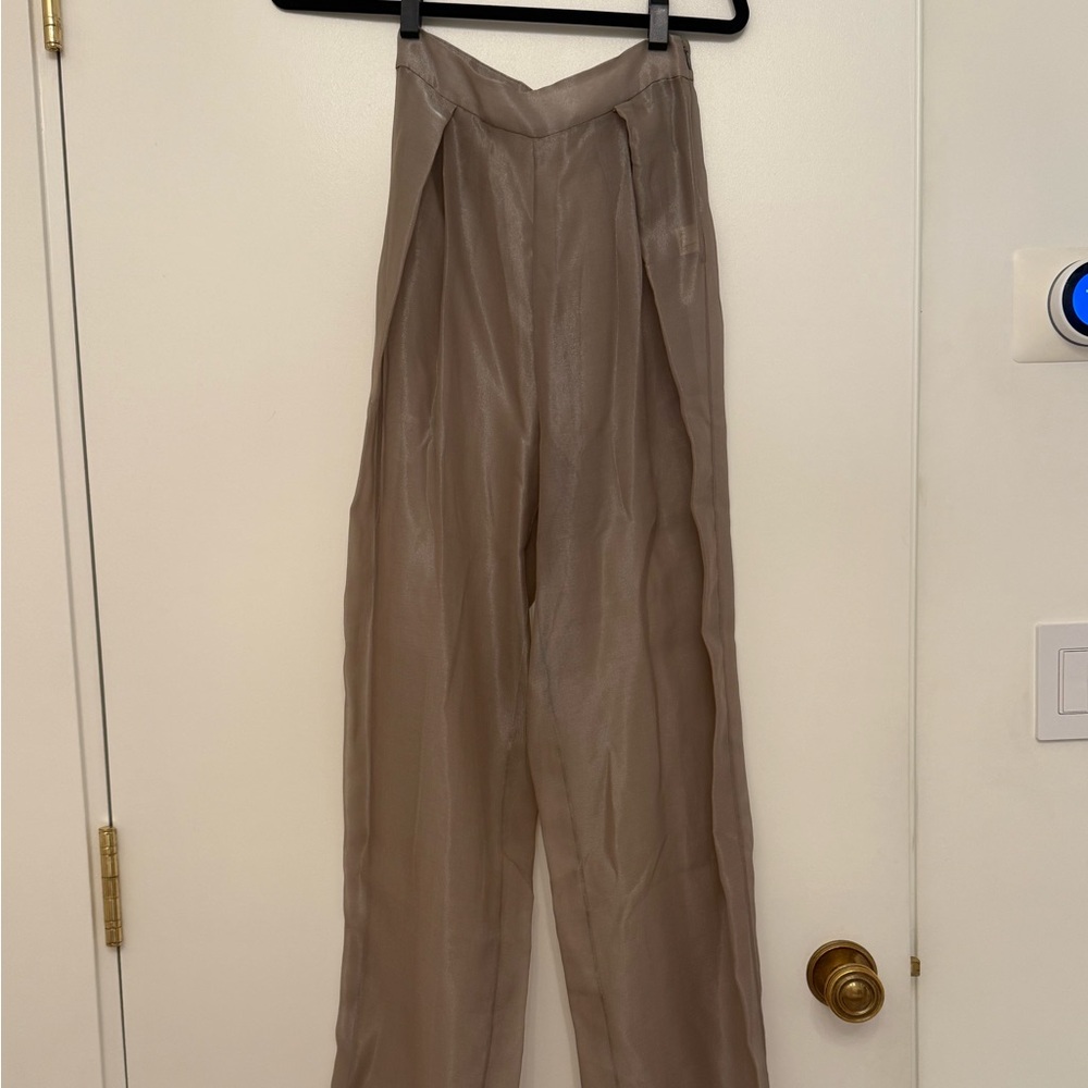 Lapointe Sheer Pleated Trouser NWT - Size 0